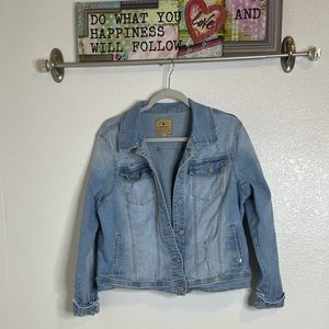 Stone Wash Authentic Denim Jean Jacket